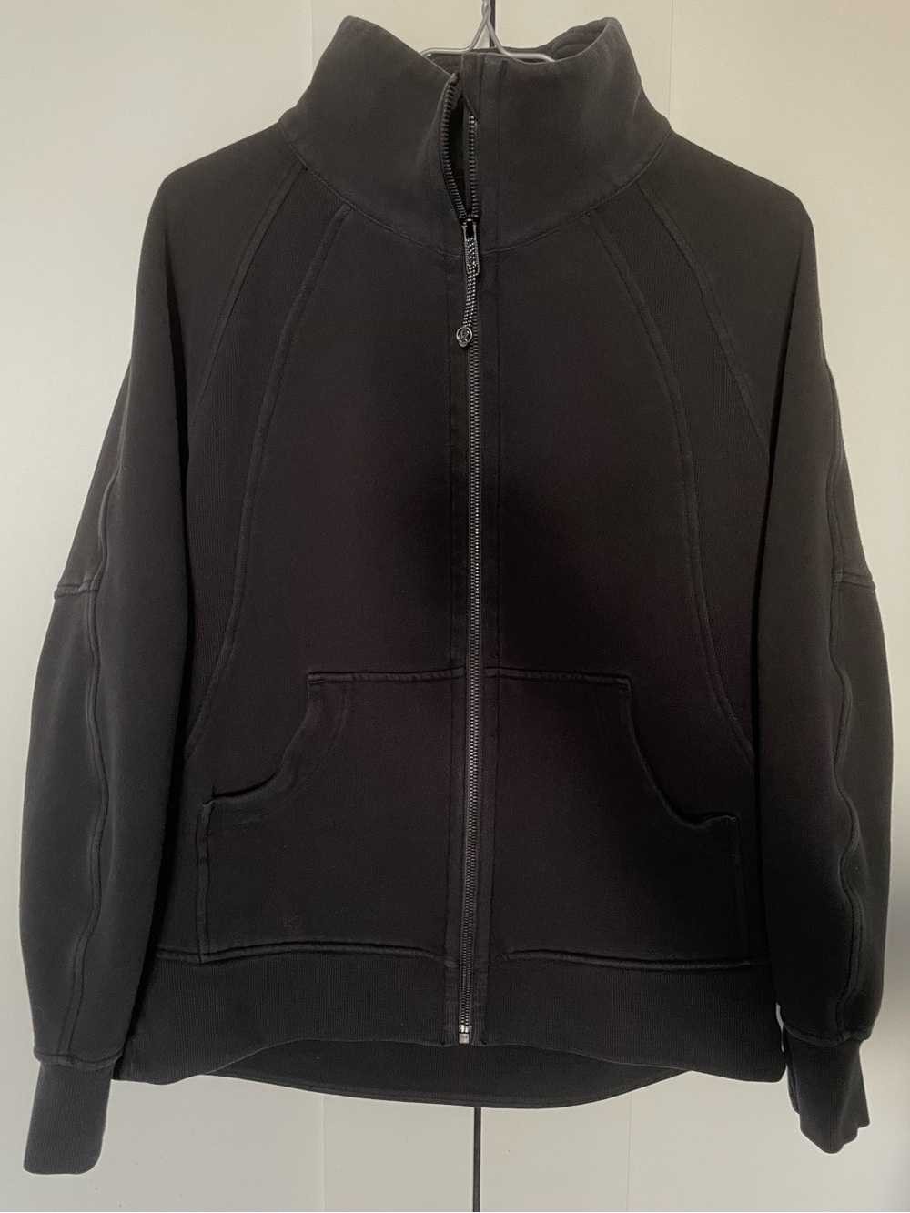 Lululemon Scuba Oversized Funnel-Neck Full Zip XS/S Black - Picture 2 of 6